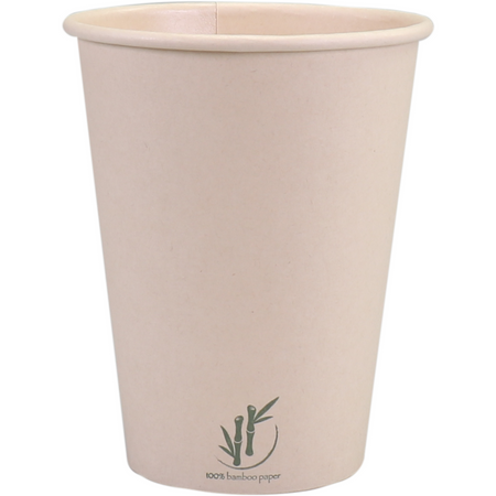 Depa -  | Beker | Bamboepapier + PE | 350ml | 12oz | lichtbruin | 1000 stuks