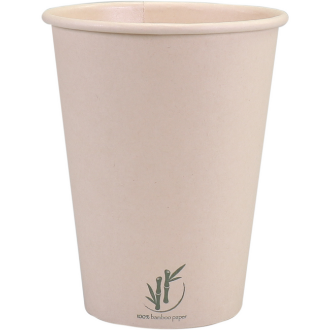 Depa -  | Beker | Bamboepapier + PE | 350ml | 12oz | lichtbruin | 1000 stuks