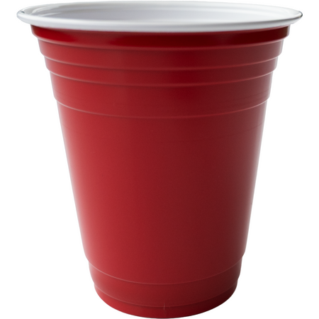 Klika -  Partycup | PP | reusable | 300ml | 12oz | Ø95mm | rood | 1000 stuks