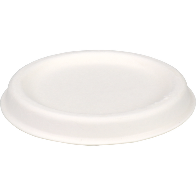 Depa -  Deksel | Bagasse (suikerrietpulp) | rond | wit | 2000 stuks