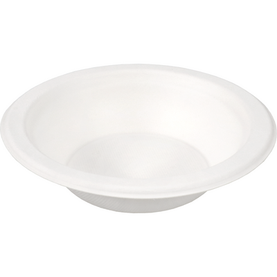 Depa -  Schaal | bagasse (suikerrietpulp) | rond | 350ml | wit | 500 stuks