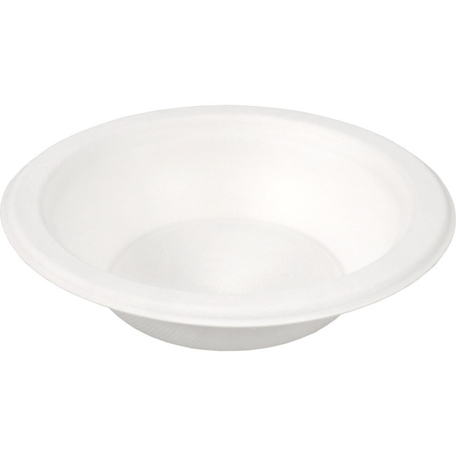 Depa -  Schaal | bagasse (suikerrietpulp) | rond | 350ml | wit | 500 stuks