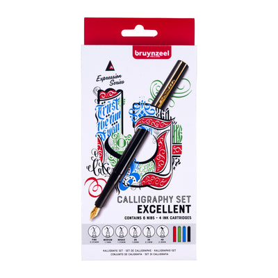 Bruynzeel - Luxus-Kalligraphiestift, 14-teiliges Set 60344014