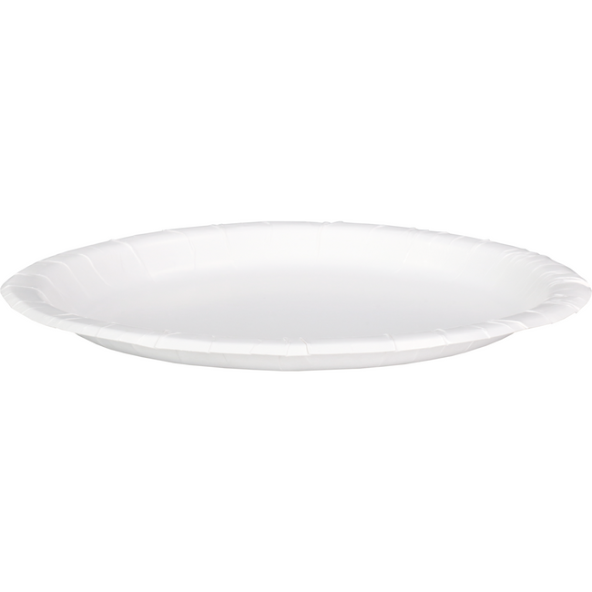 Biodore - Pappteller 22cm weiß 100 Stück Bio | 5 Stück