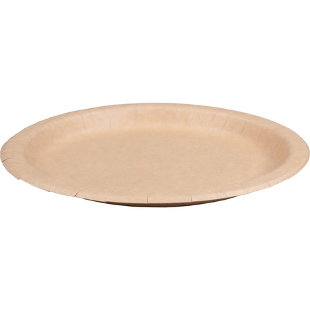 Depa -  Bord | rond | 1-vaks | karton | Ø22cm | naturel | 500 stuks