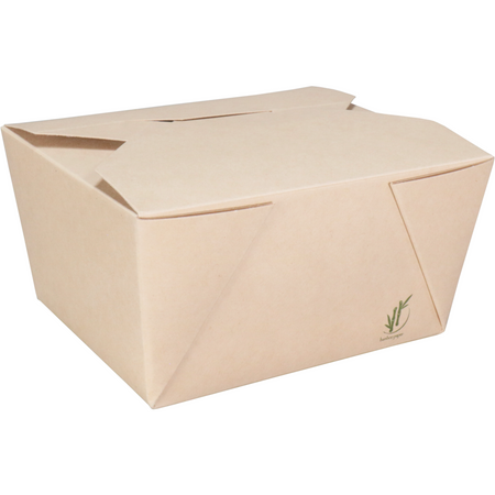 Depa -  Bak | Bamboepapier + PP | maaltijdbox | 113x90x65mm | naturel | 450 stuks