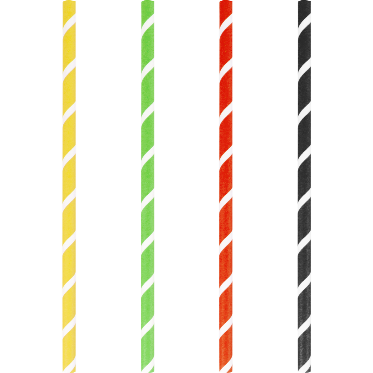 Depa -  Rietje | milkshakerietje | papier | 230mm | Ø8mm | assorti | 7000 stuks