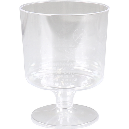 Klika - Glas | Weinglas | mit Fuß | pS | 170ml | 86mm | kristallklar | 540 Stück