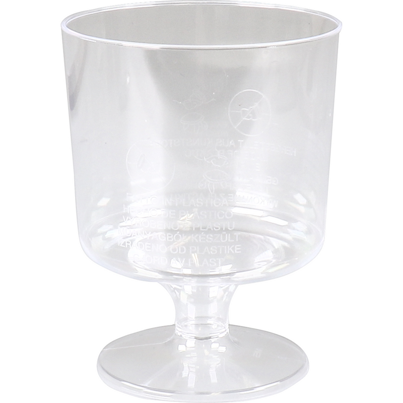 Klika - Glas | Weinglas | mit Fuß | pS | 170ml | 86mm | kristallklar | 540 Stück