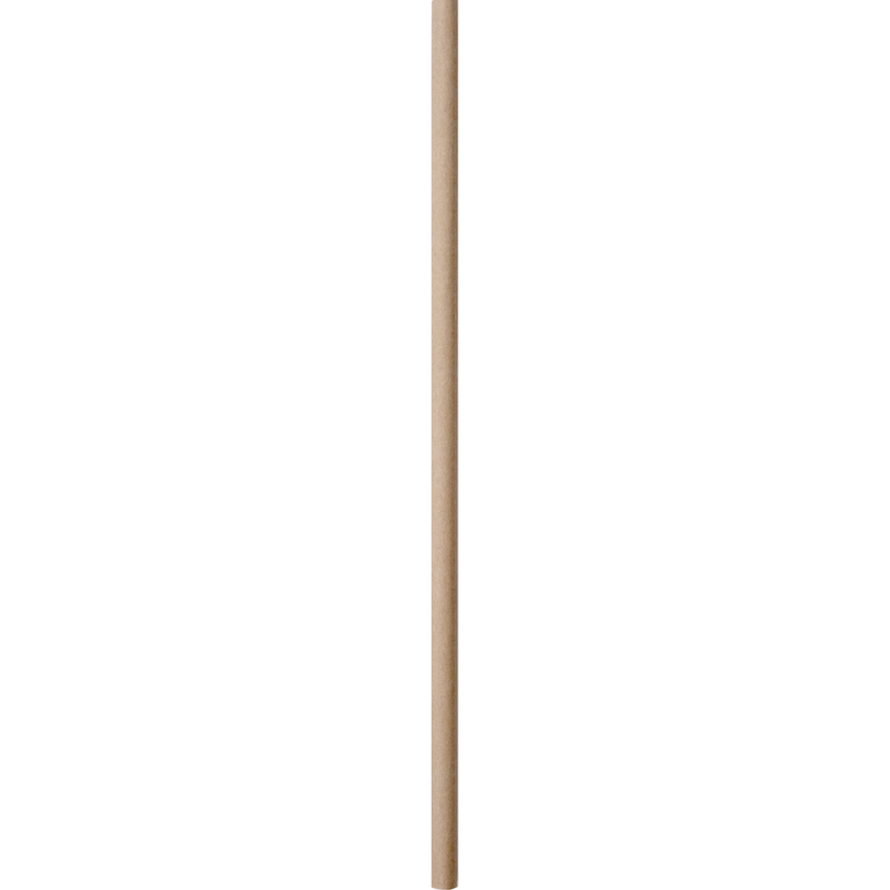 Klika -  Rietje | drinkrietje | papier | 200mm | Ø6mm | bruin | 7000 stuks