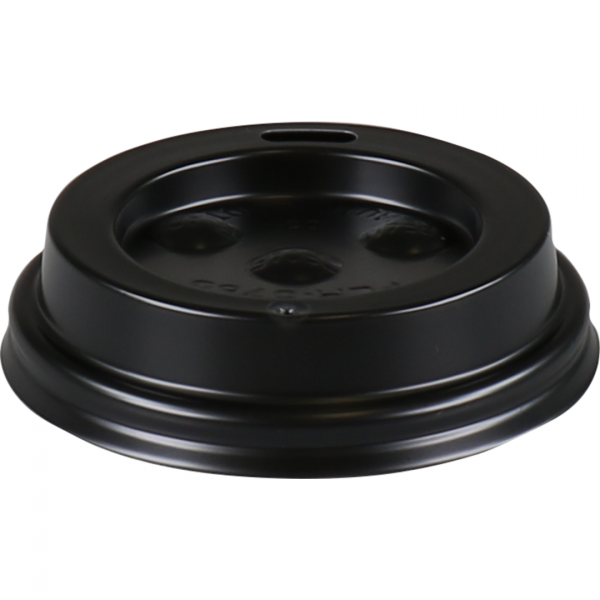 Klika - Becherdeckel 70mm Kunststoff schwarz 50 Stück