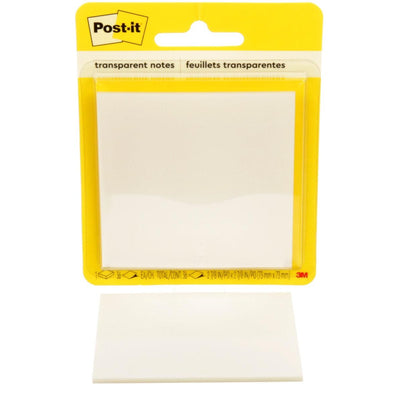 Post-it – Transparente Notizzettel, 36 Blatt, 73 x 73 mm, im Blister