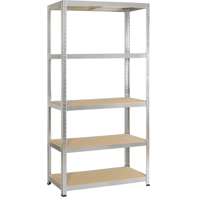 Avasco - Ein Regal Strong 175, ft 176 x 90 x 40 cm, 5 Fachböden, verzinkt
