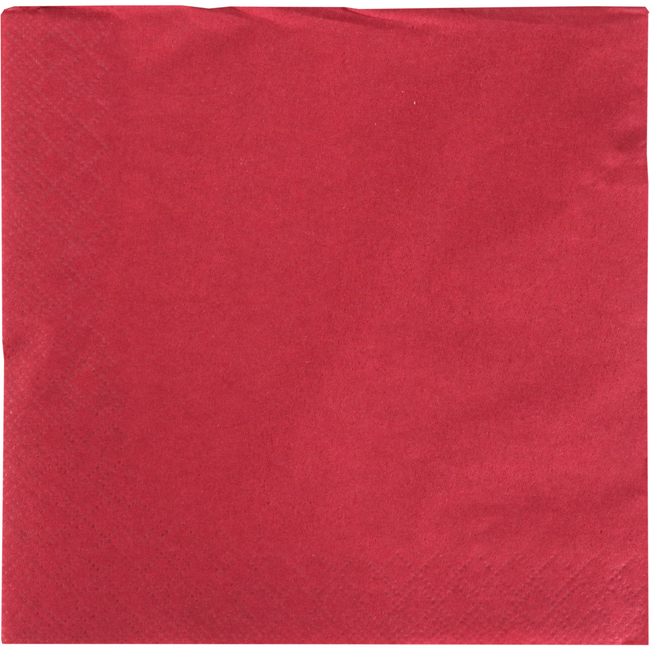 PareKooper - Serviette | 1/4 falt | 2-layer | 33x33cm | Cellulose Bordeaux | 250 Stück