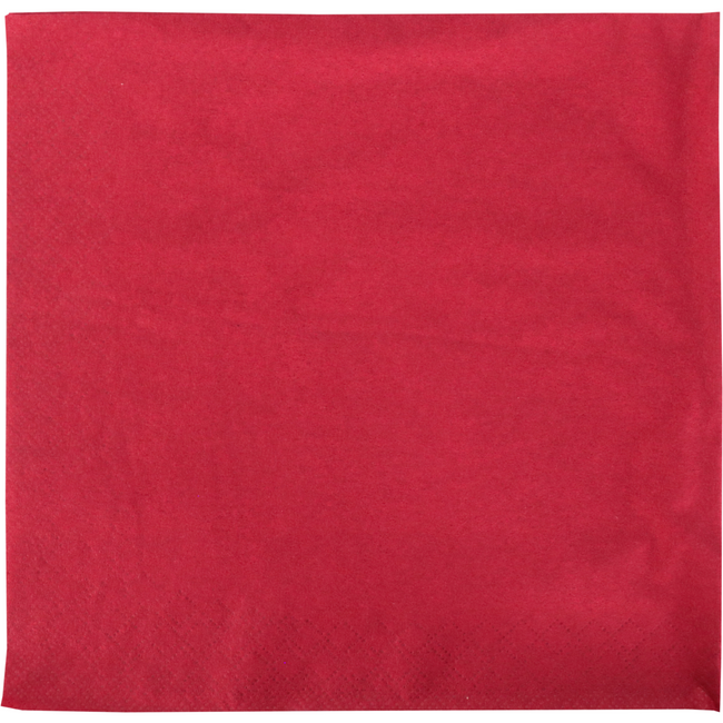 PareKooper - Serviette | 1/4 falt | 2-layer | 40x40cm | Cellulose Bordeaux | 250 Stück