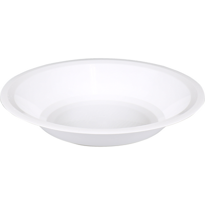 Goldplast -  Bord | diep bord | Use reuse | reusable | rond | 1-vaks | pP | Ø19.5cm | wit | 600 stuks