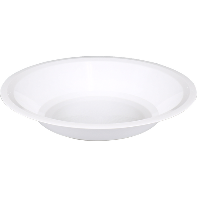 Goldplast -  Bord | diep bord | Use reuse | reusable | rond | 1-vaks | pP | Ø19.5cm | wit | 600 stuks