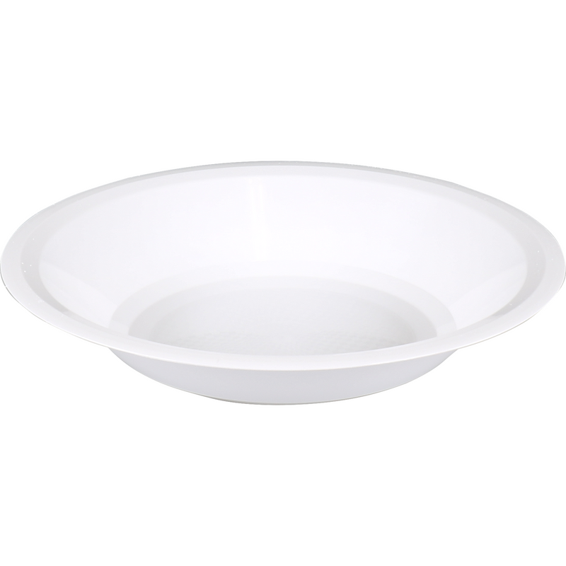 Goldplast -  Bord | diep bord | Use reuse | reusable | rond | 1-vaks | pP | Ø19.5cm | wit | 600 stuks