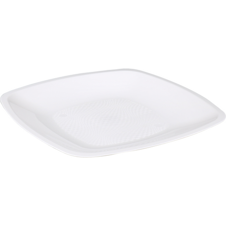 Goldplast -  Bord | Use reuse | reusable | vierkant | 1-vaks | pP | 18x18cm | wit | 300 stuks