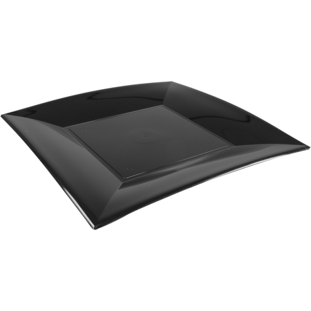 Goldplast -  Bord | Use reuse | reusable | vierkant | 1-vaks | pP | 29x29cm | zwart | 144 stuks