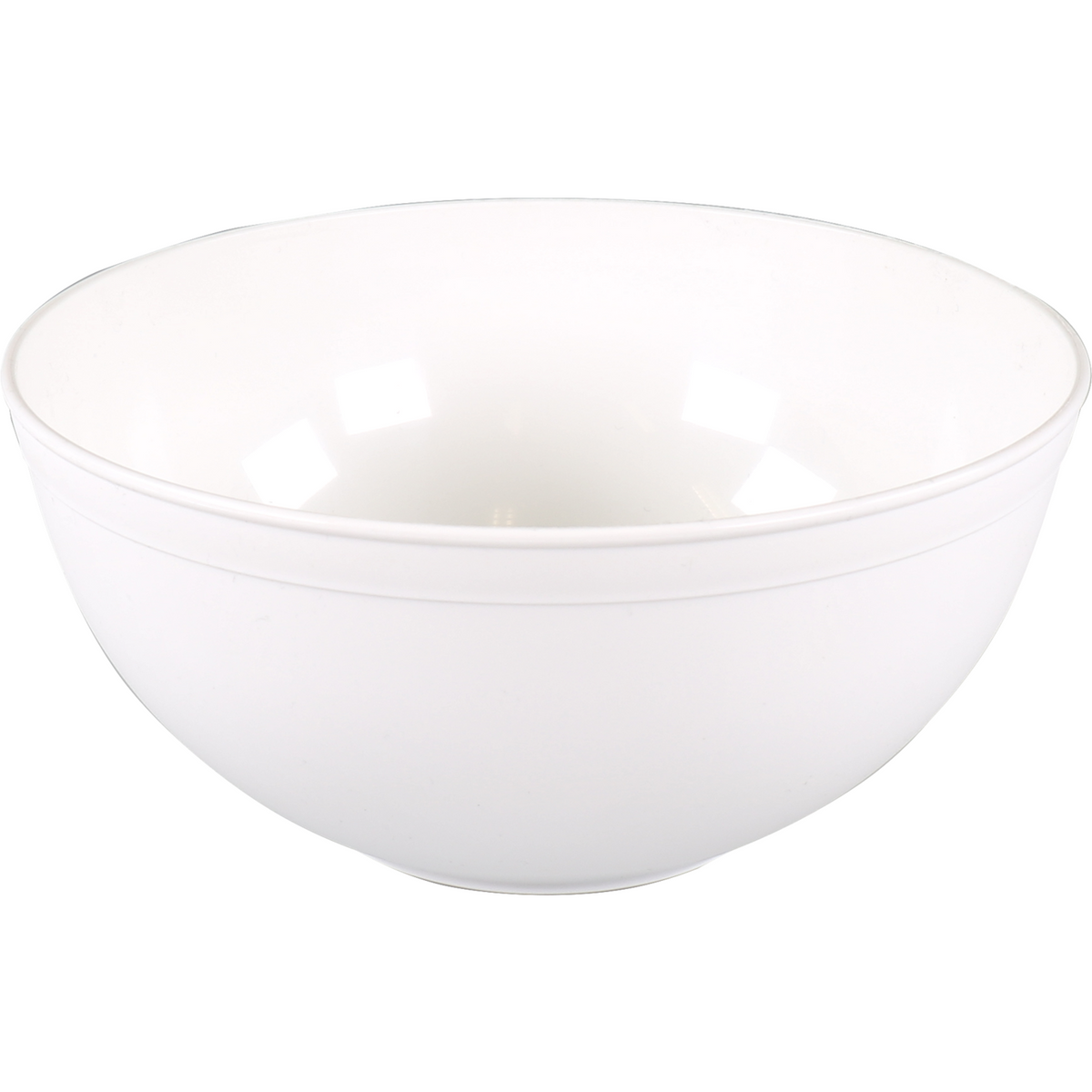 Goldplast -  Bak | PP | 2000ml | Use reuse | Ø20cm | reusable | onbreekbaar | saladebak | wit | 36 stuks