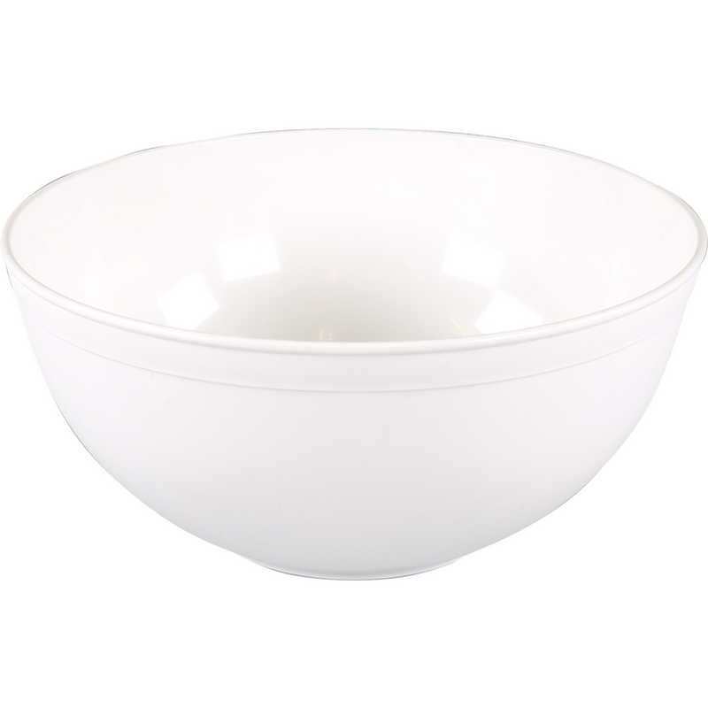 Goldplast -  Bak | PP | 2000ml | Use reuse | Ø20cm | reusable | onbreekbaar | saladebak | wit | 36 stuks