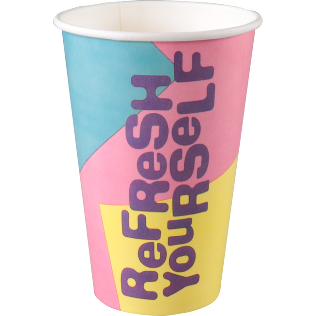 Depa -  | Milkshakebeker | Refresh | Karton + PE | 400ml | 16oz | Ø90mm | 1000 stuks