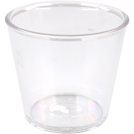 Ornamin - | Tasse | SAN | wiederverwendbar | unzerbrechlich | 250ml | kristallklar | 10 Stück