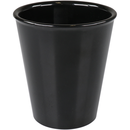 Ornamin - | Tasse | SAN | wiederverwendbar | unzerbrechlich | 300ml | schwarz | 10 Stück