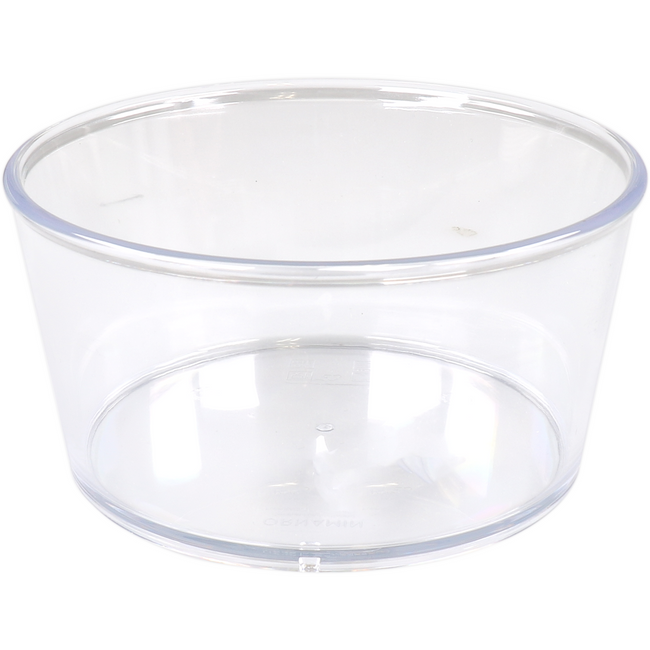 Ornamin - Skala | wiederverwendbar | unzerbrechlich | sAN | rund | 600ml | 70mm | ∅140mm | kristallklar | 10 Stück