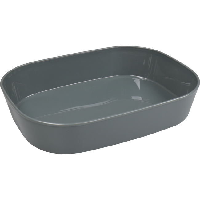 Circ - Skala | Menüskala | wiederverwendbar | 1 Fach | pP | rechteckig | 1100 ml | 236x181x47mm | grau | 48 Stück