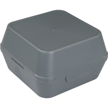 Circ - Bak | PP | wiederverwendbar | Hamburger-Box | 115x115x82mm | grau | 48 Stück