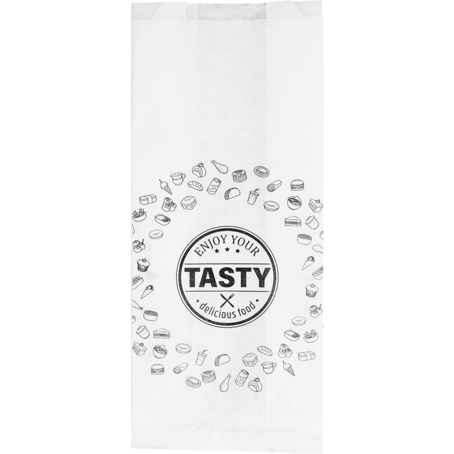 Klika - Tasche | Snackbeutel | Ersatzpapier | Nr. 27 | 1 Pfund | 14/ 4x34cm | LECKER | weiß | 5kg