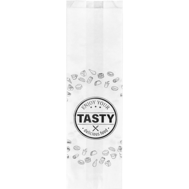 Klika - Tasche | Frikandel-Tasche | Ersatzpapier | Nr. 10 | 9,5/ 3 |25x34cm | LECKER | weiß | 5 kg