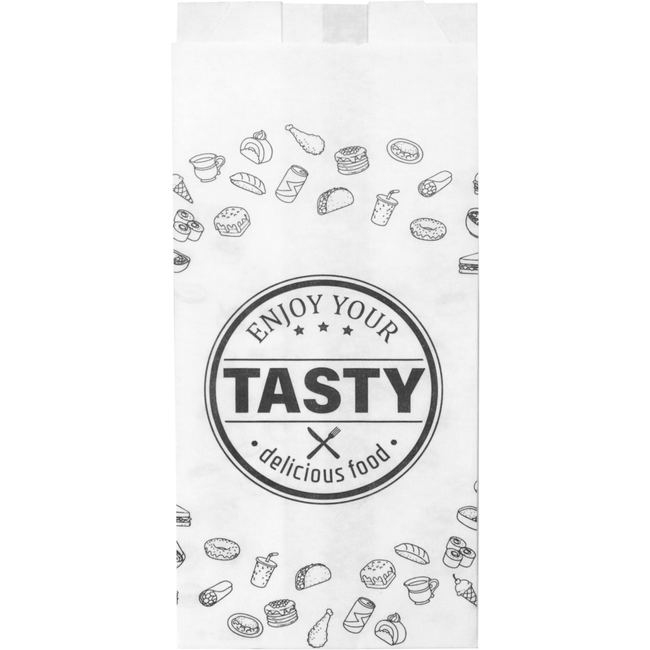 Klika - Tasche | Snackbeutel | Ersatzpapier | Nr. 1 | 1 Unze | 9,5/ 3 |25x22cm | LECKER | weiß | 5 kg