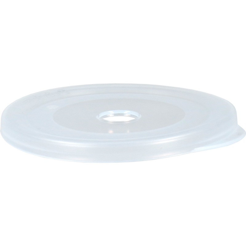 Circ -  Deksel | PP | rond | reusable | met gat | Ø90mm | transparant | 100 stuks