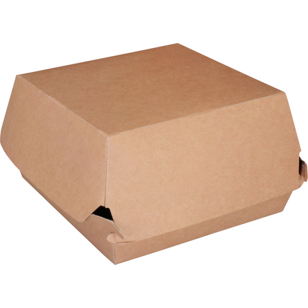 Klika -  Bak | Karton | hamburgerbox | 115x115x70mm | bruin | 300 stuks