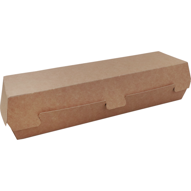Klika -  Bak | Karton | paninibox | 255x60x70mm | bruin | 200 stuks