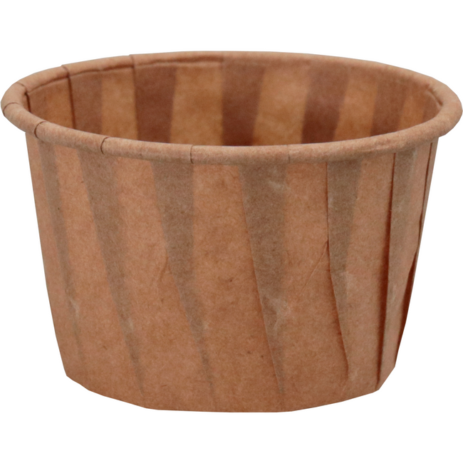 Depa -  Cup | portiecup | 35ml | 1.25oz | 31mm | papier | bruin | 5000 stuks