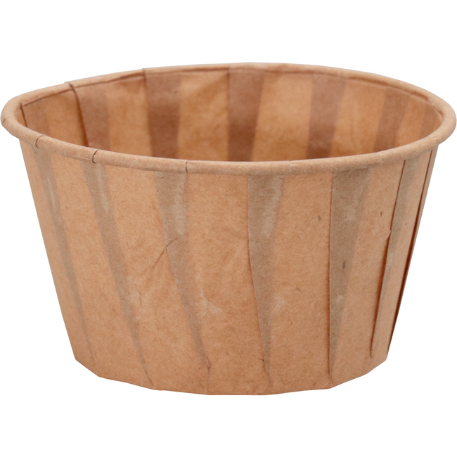 Depa -  Cup | portiecup | 110ml | 4oz | 41mm | papier | bruin | 2500 stuks