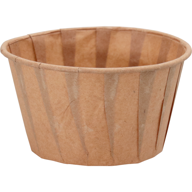 Depa -  Cup | portiecup | 110ml | 4oz | 41mm | papier | bruin | 2500 stuks