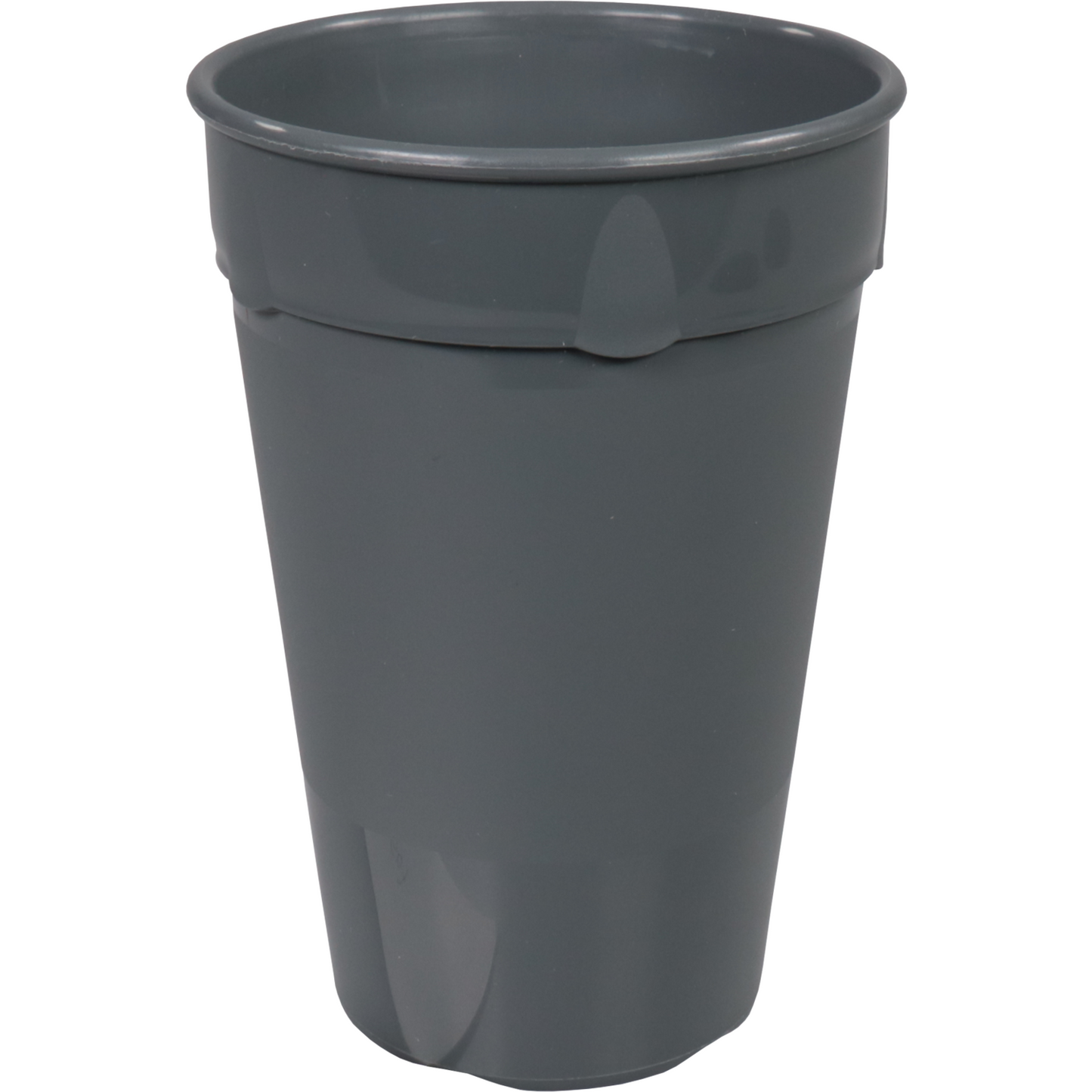 DishCircle - | Tasse | PP | wiederverwendbar | 400ml | 115mm | grau | 40 Stück