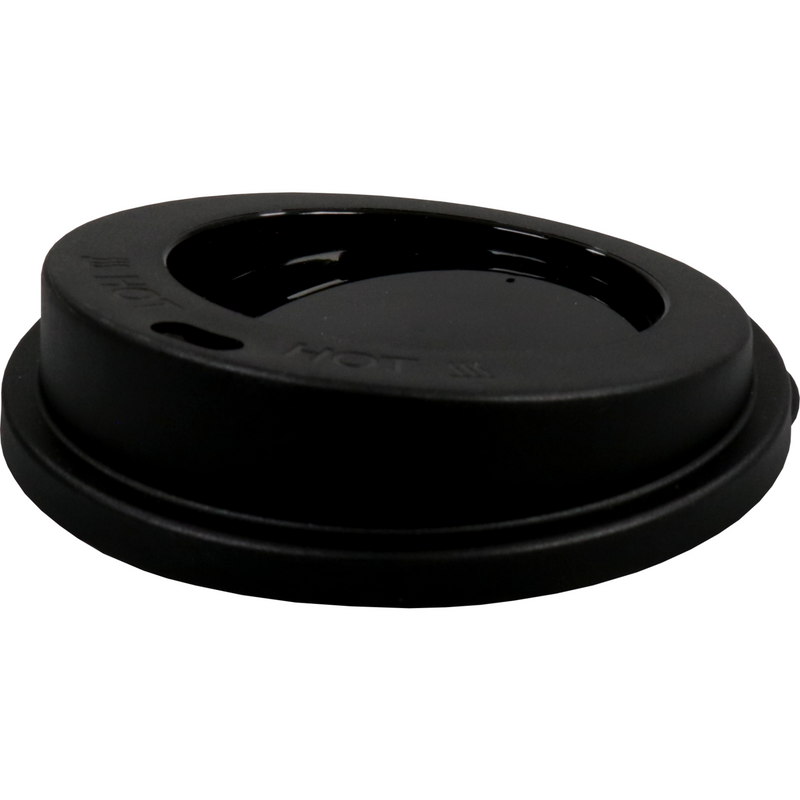DishCircle - Deckel | PP | rund | wiederverwendbar | Ø90mm | schwarz | 100 Stück
