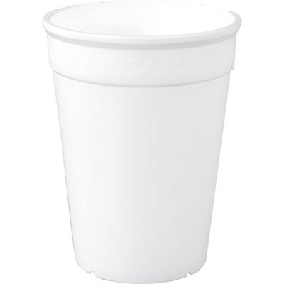 ÖkoCup - | Tasse | PP | wiederverwendbar | 250ml | weiß | 20 Stück