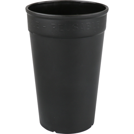 ÖkoCup - | Tasse | PP | wiederverwendbar | 300ml | schwarz | 20 Stück