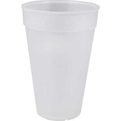 ÖkoCup -  | Beker | PP | reusable | 400ml | transparant | 80 stuks