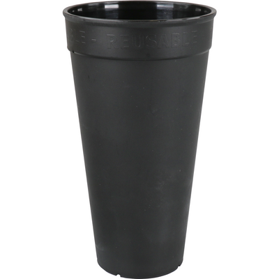 ÖkoCup -  | Beker | PP | reusable | 500ml | zwart | 80 stuks