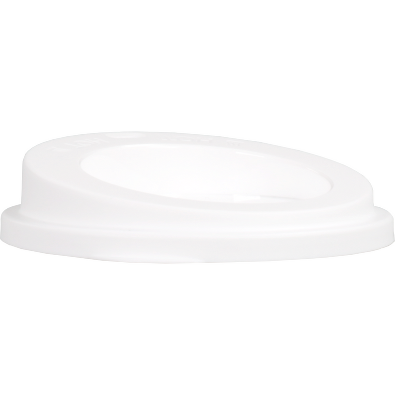 ÖkoCup -  Deksel | PP | rond | reusable | met drinkgat | Ø90mm | wit | 80 stuks