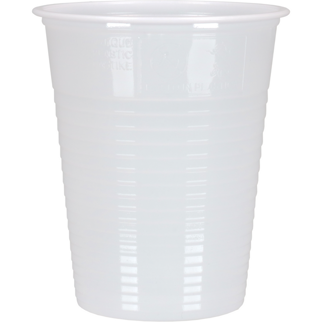 Klika - Trinkbecher | PS | 180ml | 7,5 Unzen | weiß | 3000 Stück
