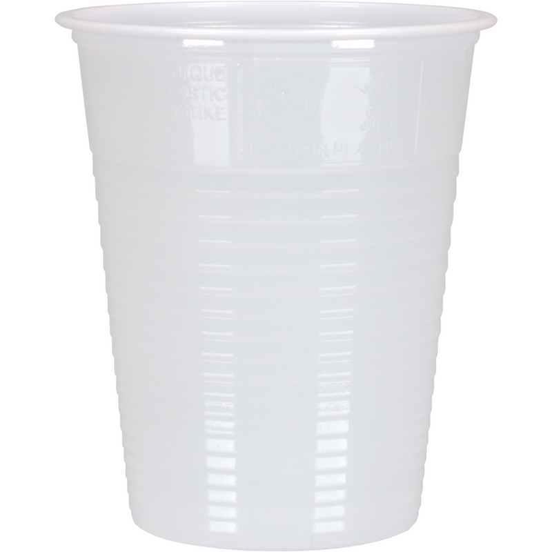 Klika - Trinkbecher | PS | 180ml | 7,5 Unzen | weiß | 3000 Stück